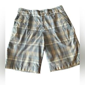 🔥⛳️NIKE GOLF like new men’s size 34 golf shorts! Deep robins egg blue/tan/white